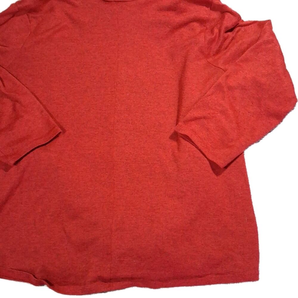 White Stag 2X 18W/20W Red Cardigan Floral 2-Piece Faux Set Mock Top Plus Size - Picture 10 of 16